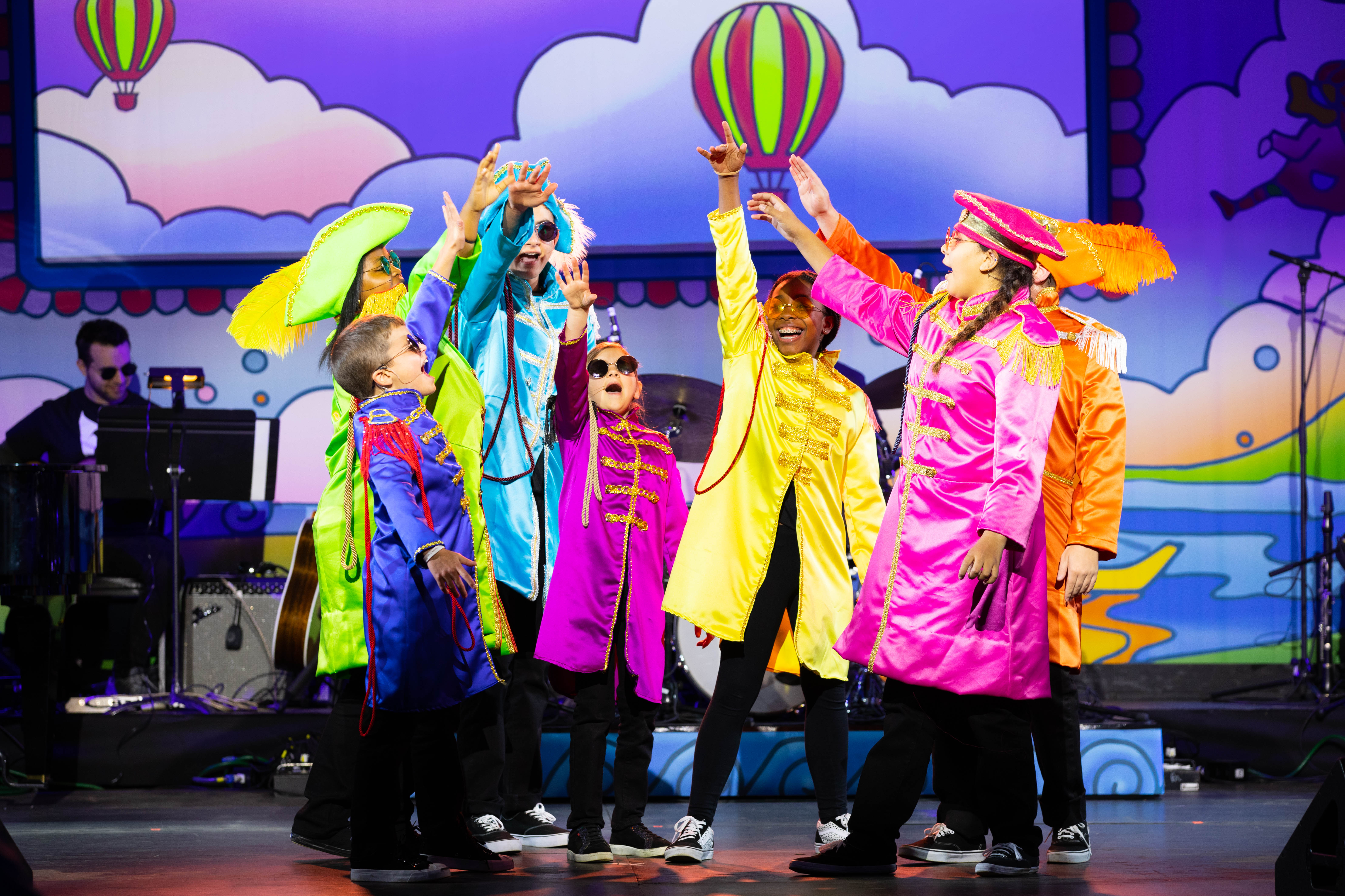 2022 Gala Stage with Campers in Beatles coats