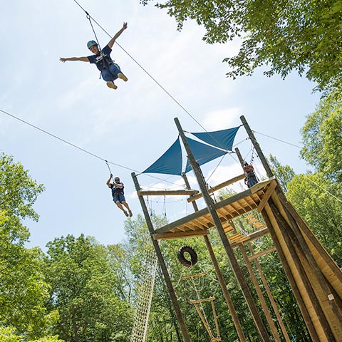 Henry’s High Ropes Course and Audrey’s Air Lines
