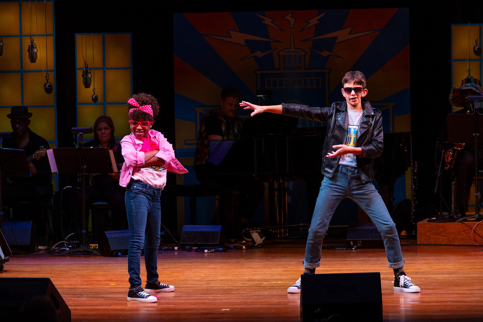 Campers perform on stage during the 2023 Fandango Benefit Gala