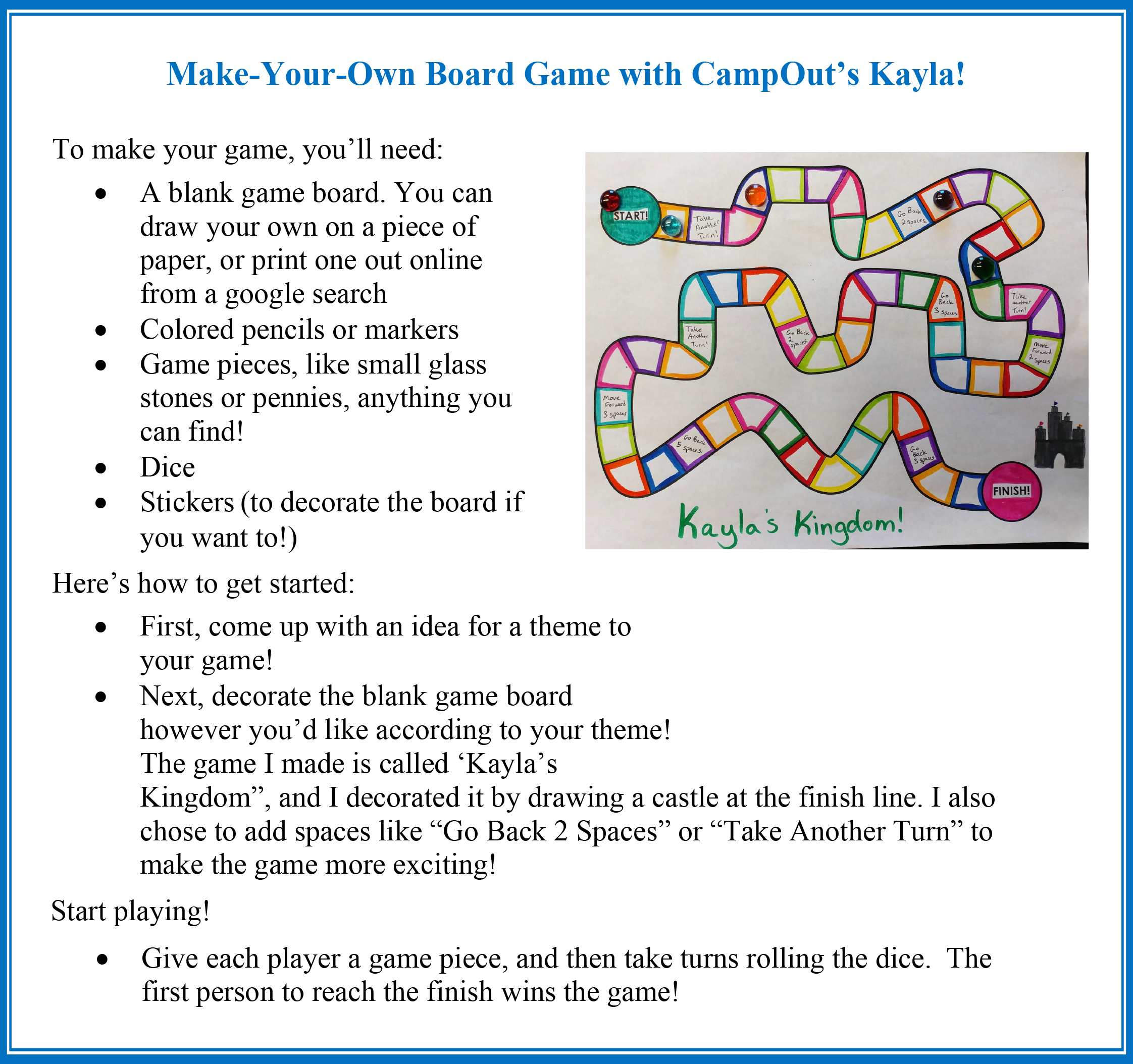 How to Create Your Own Online Board Game