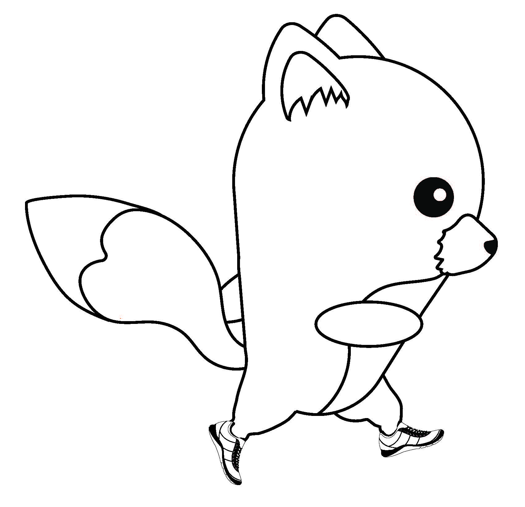 Bandit The Fox Coloring Page The Hole In The Wall Gang Camp