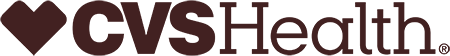 CVS Health logo with a heart shape followed by the words CVS Health in bold, dark brown text on a light background.